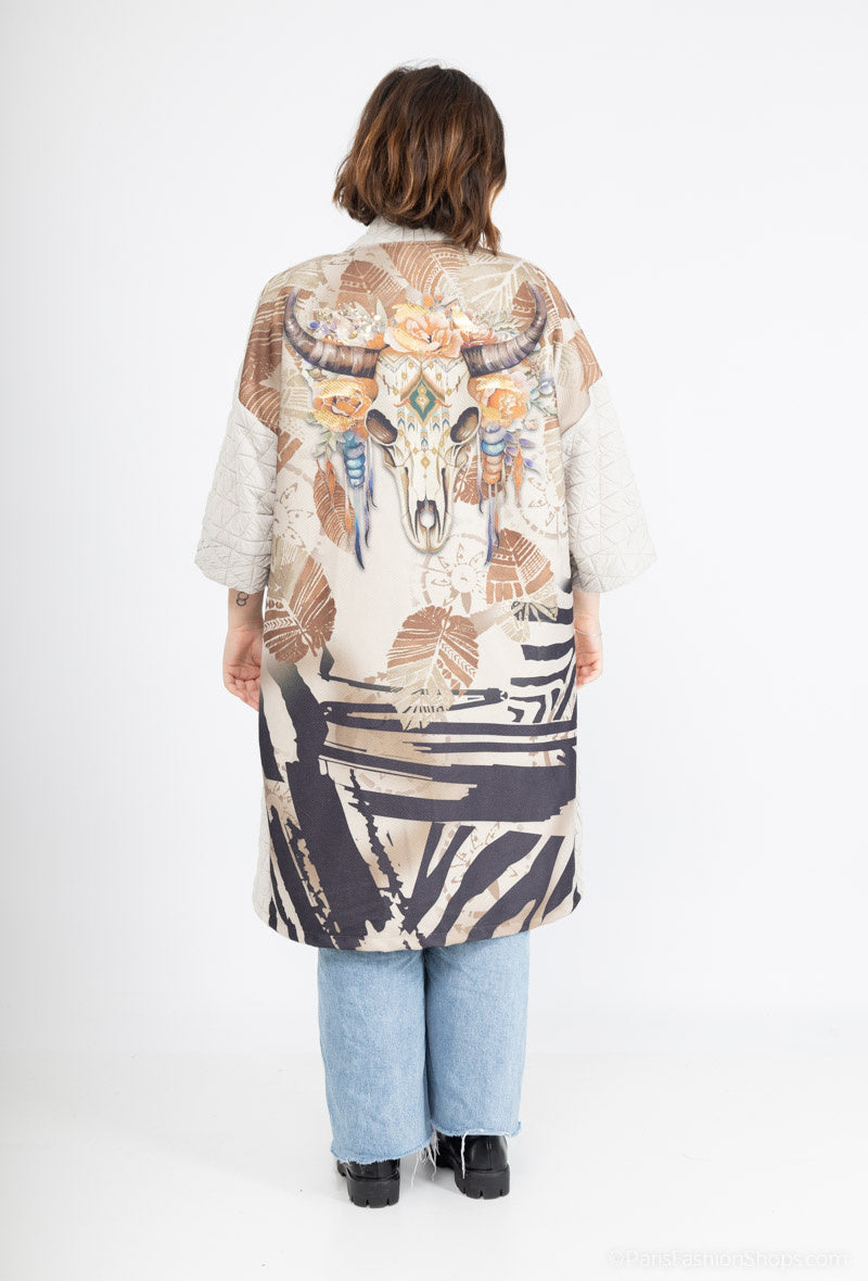 Plus Size Kimono för Stiliga Kvinnor