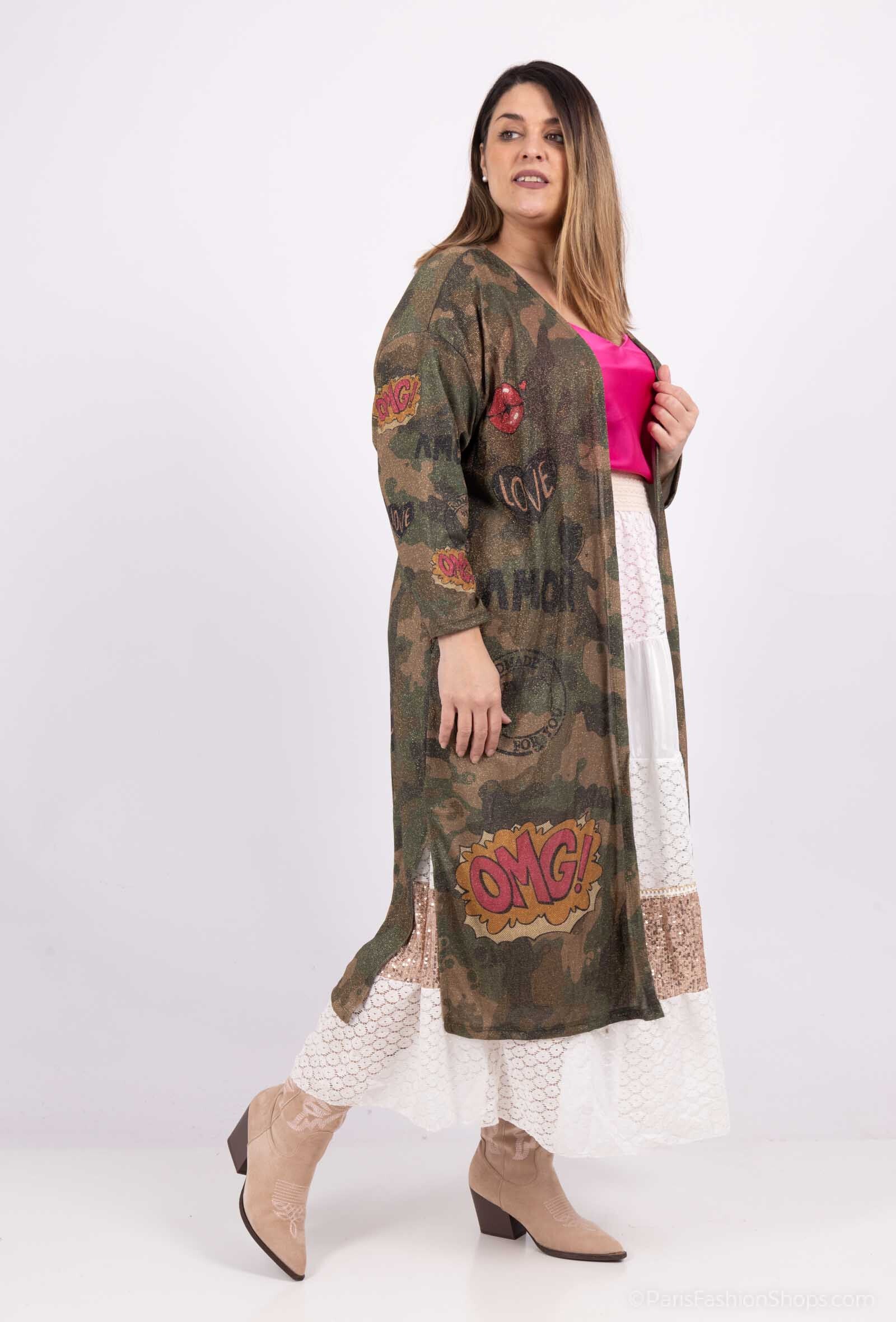 Elegant Plus Size Väst i Viskos och Elastan