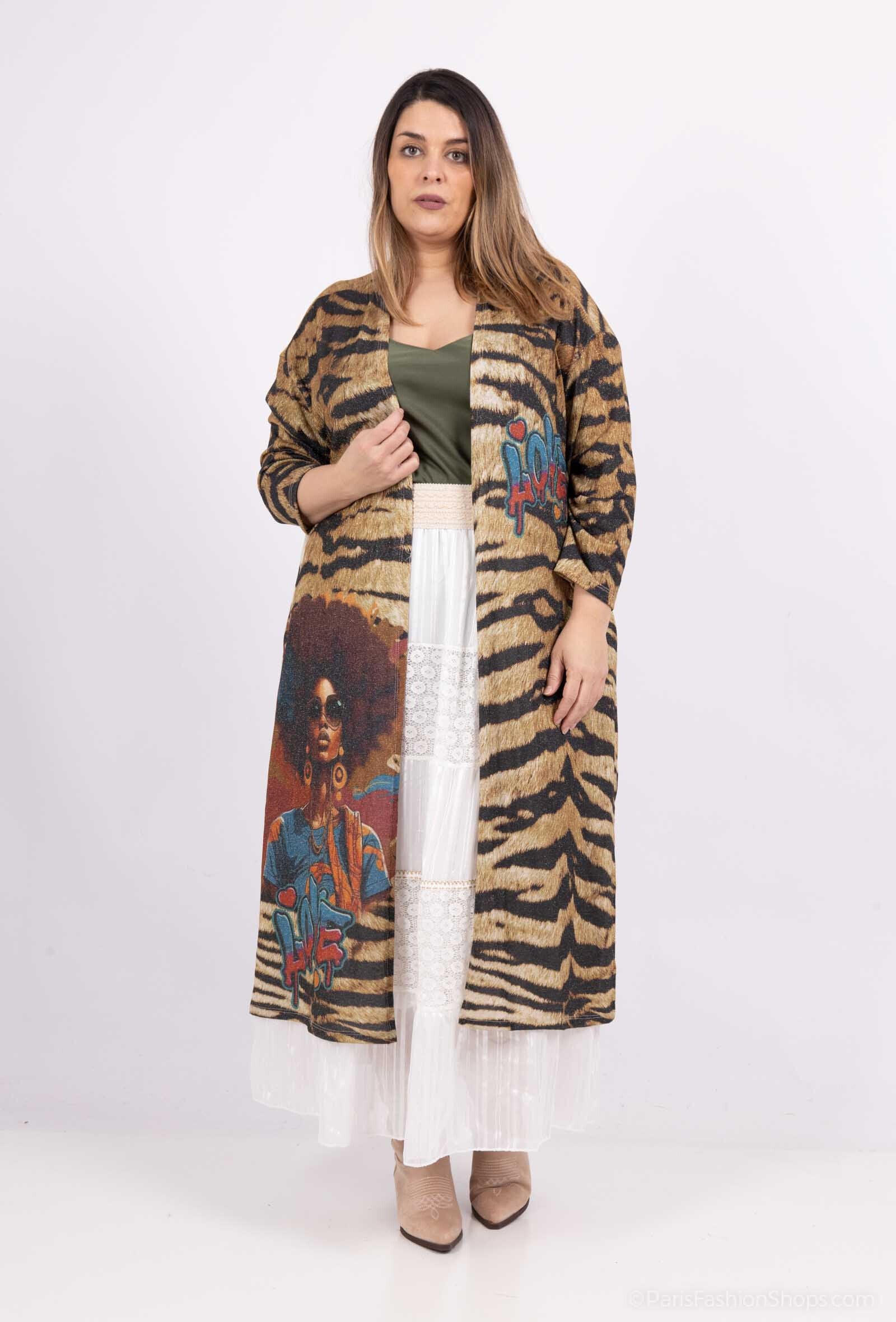 Elegant Plus Size Väst i Viskos och Elastan