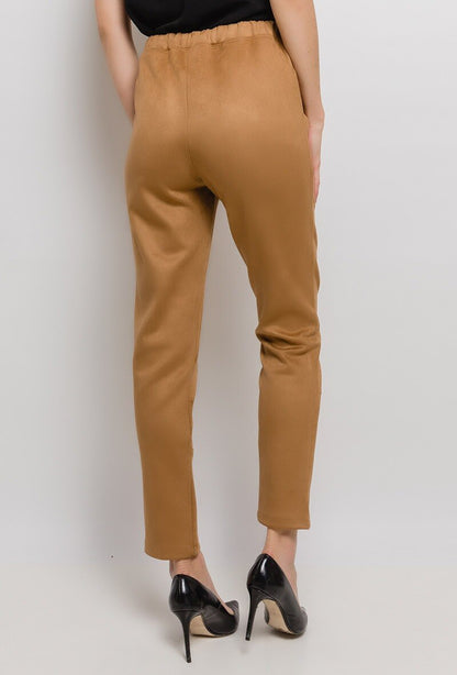 Plus Size Suede Leggings