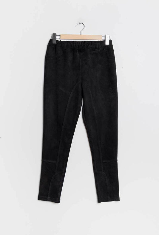 Plus Size Suede Leggings