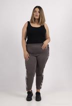 Plus Size Legging med Djurtryck