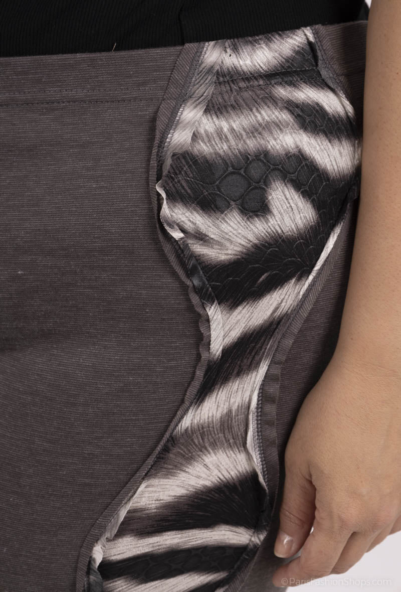 Plus Size Legging med Djurtryck