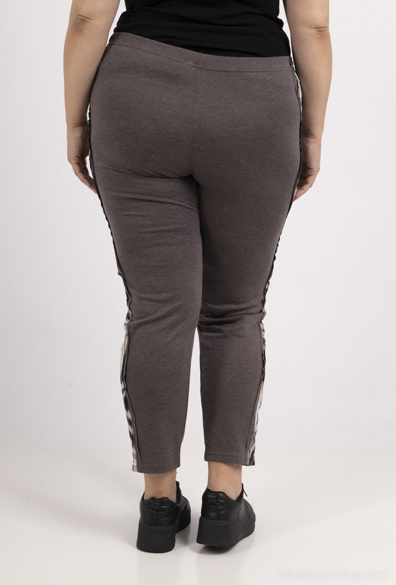 Plus Size Legging med Djurtryck