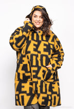 Plus Size Jacka i Ull och Polyester