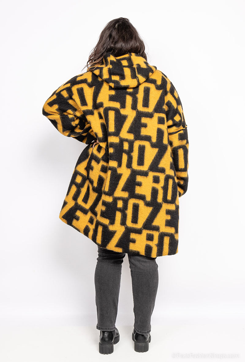Plus Size Jacka i Ull och Polyester