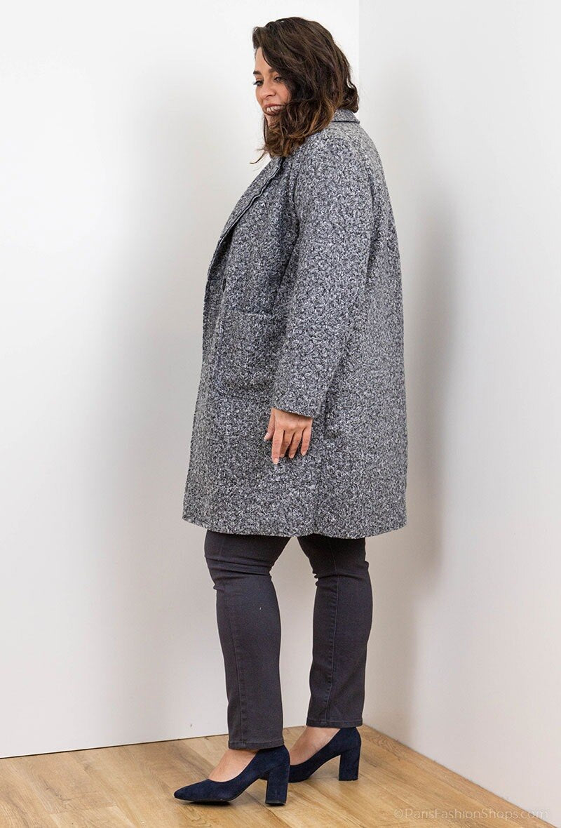 Plus Size Knappad Kappa