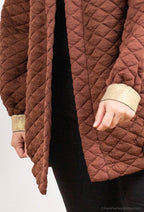 Plus Size Rutigt Kappa