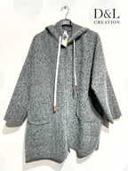 Boiled wool coat sizes 38 to 54 i Stor Storlek