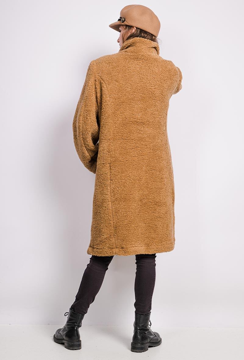 Plus Size Teddy Coat
