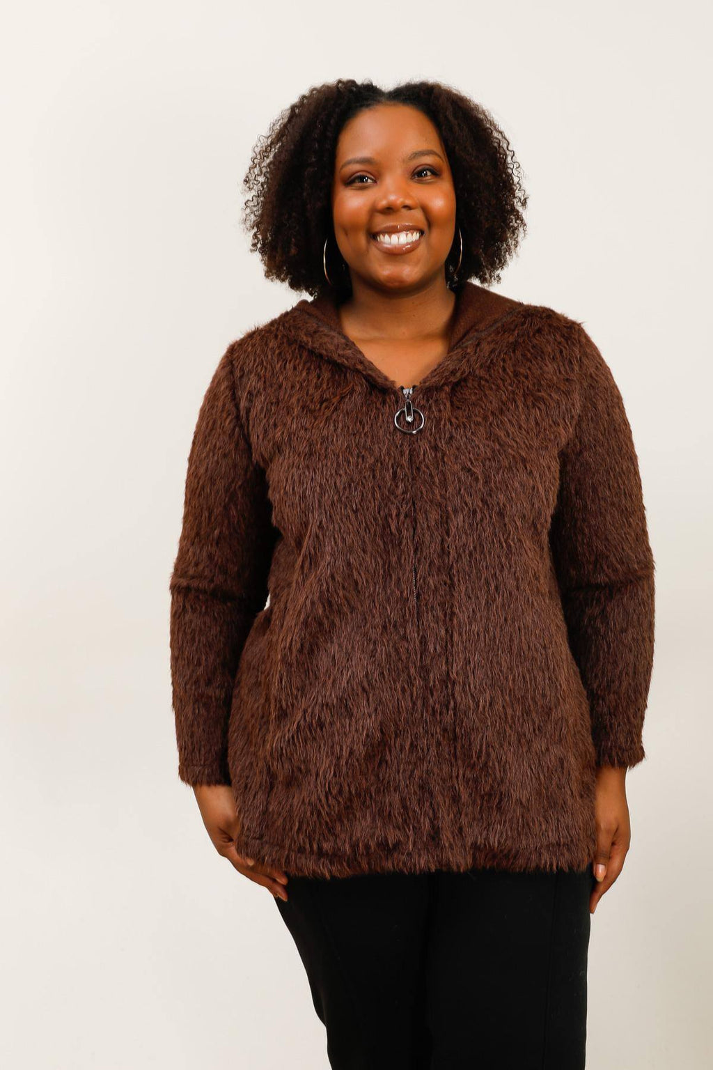 Plus Size Coat i Stor Storlek