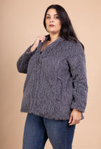 Plus size coat i Stor Storlek
