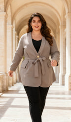 Plus size coat i Stor Storlek