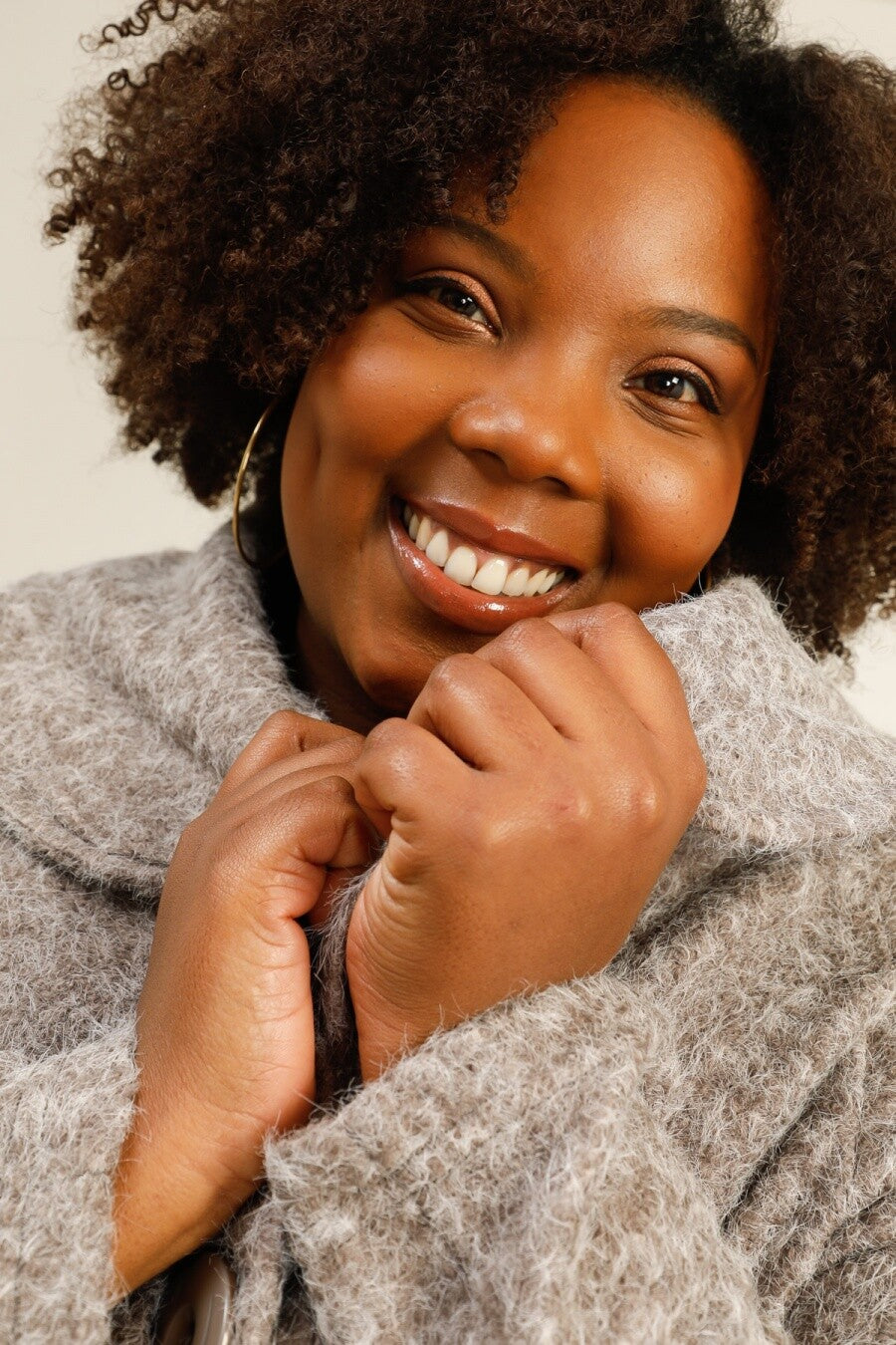 Plus size coat i Stor Storlek