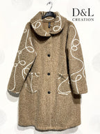 Filtygskappa med broderi i storlek 38 till 48