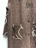 Filtygskappa med broderi i storlek 38 till 48