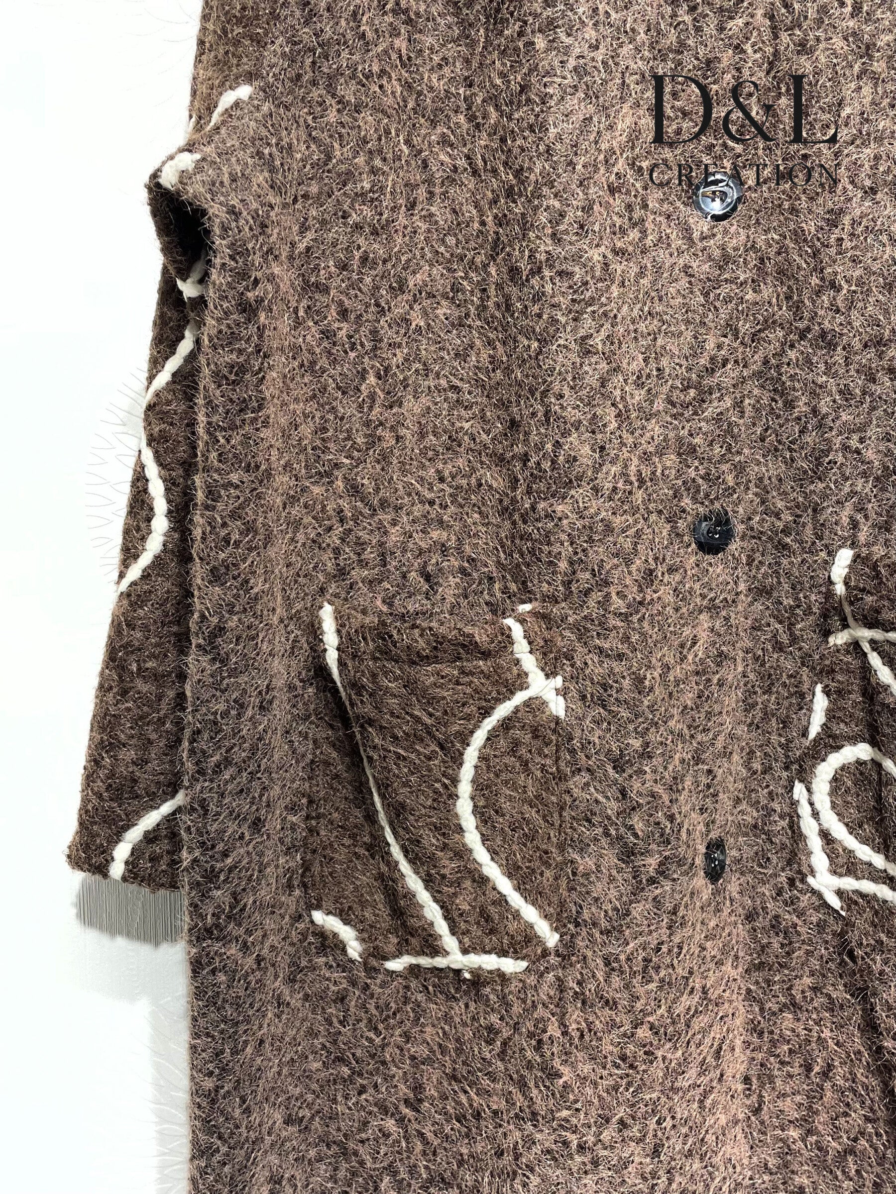 Filtygskappa med broderi i storlek 38 till 48