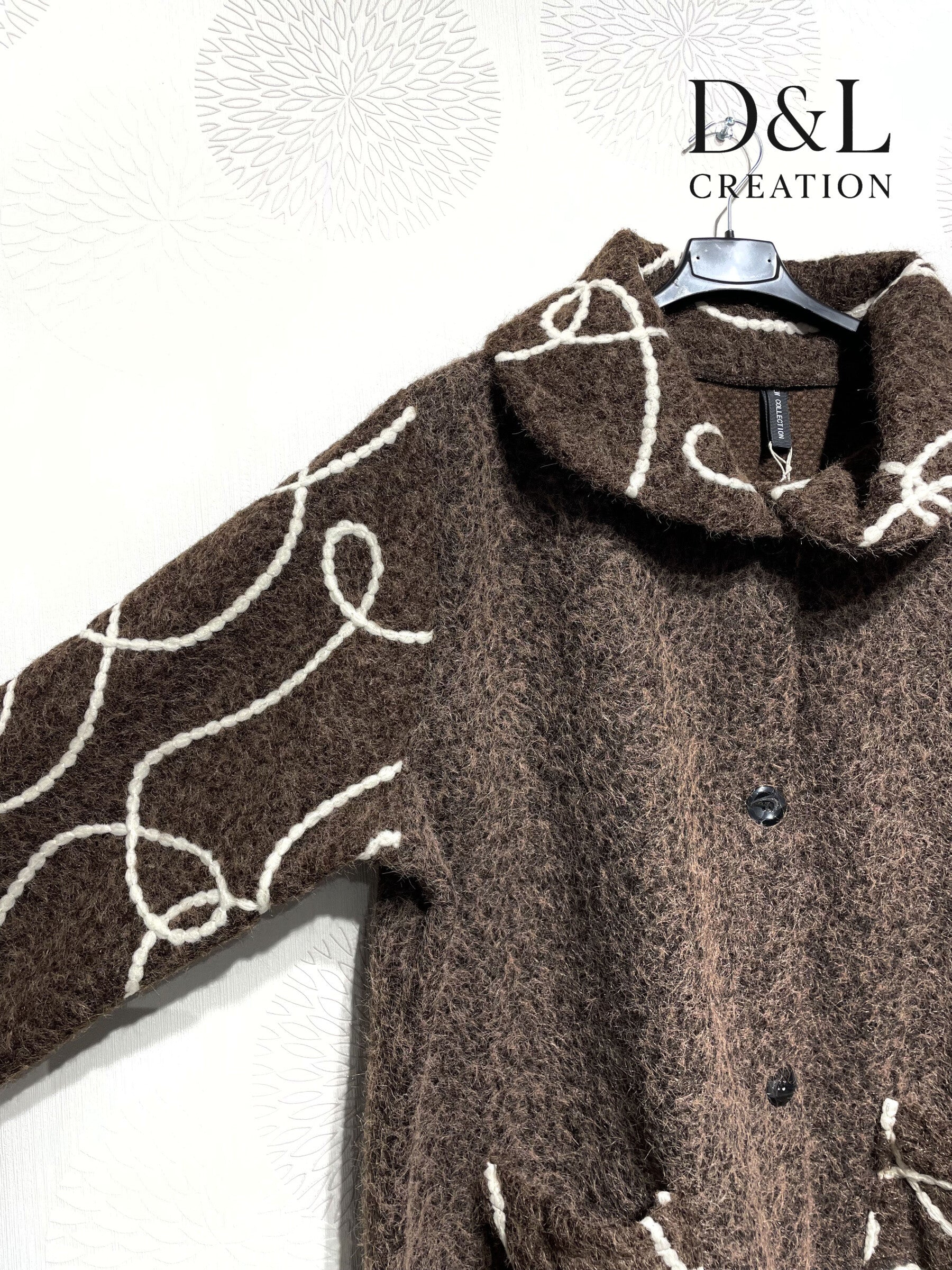 Filtygskappa med broderi i storlek 38 till 48