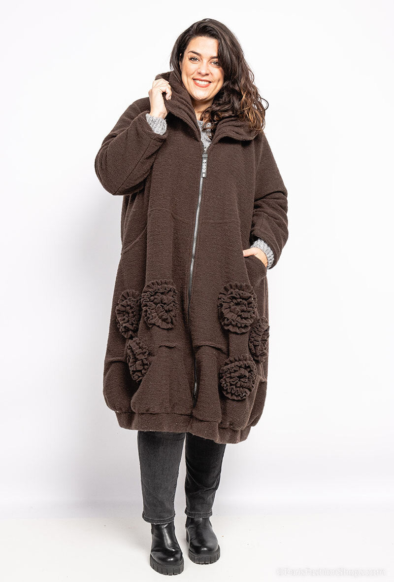 Plus Size Jacka för Mode Med Självförtroende