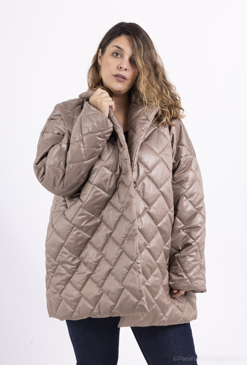 Plus Size Kappa i Polyester för Större Storlekar