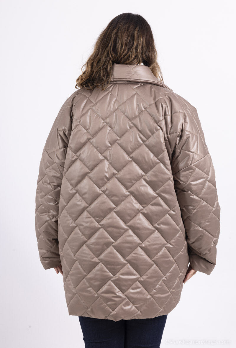 Plus Size Kappa i Polyester för Större Storlekar