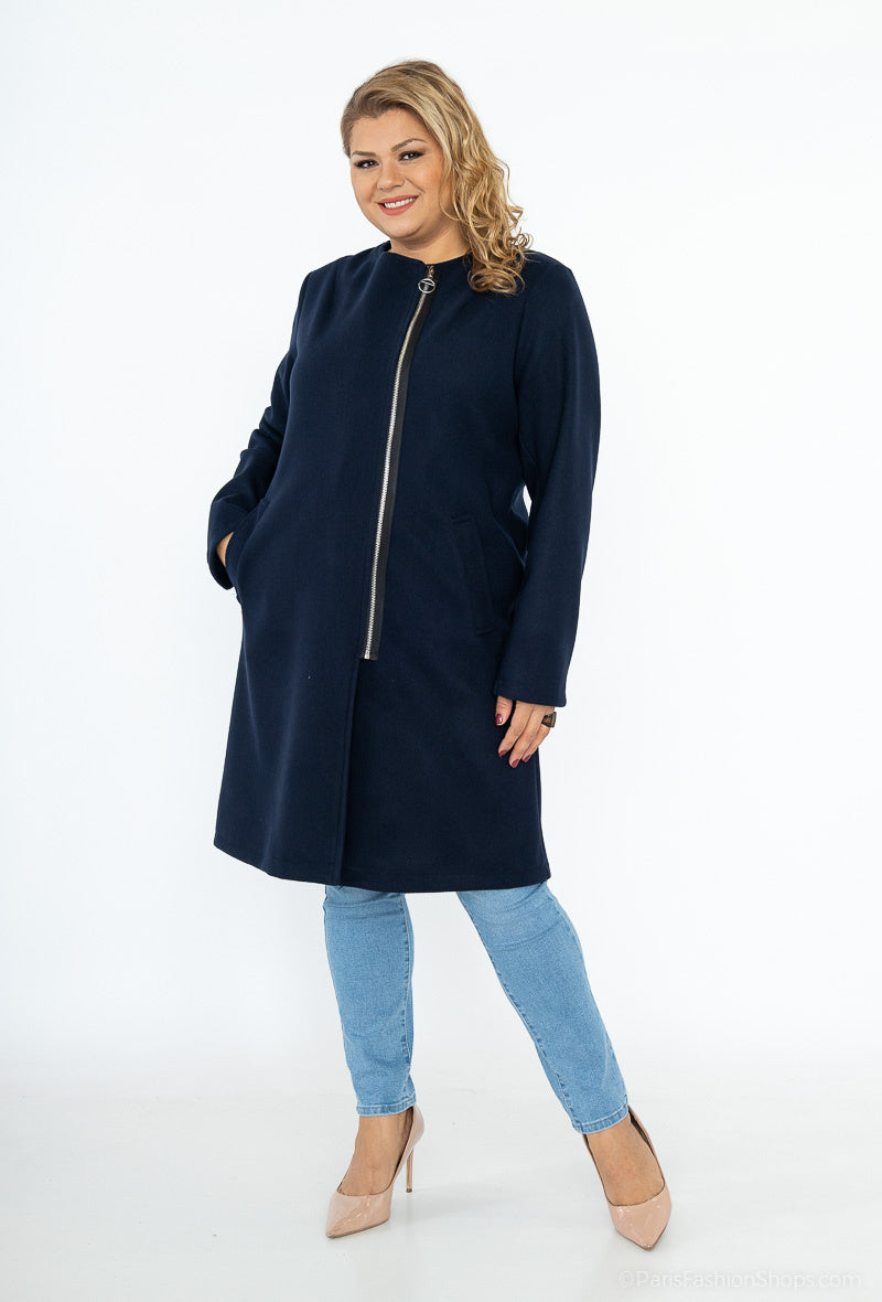 Plus Size Coats with closure