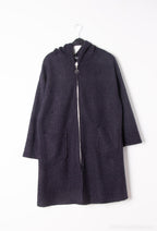 Zipperade kappor med två fickor i stor storlek