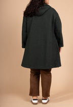 Zipperade kappor med två fickor i stor storlek