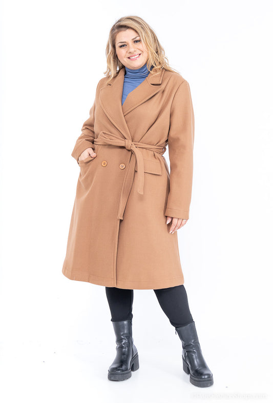 Plus Size Boule Coats för Stora Storlekar