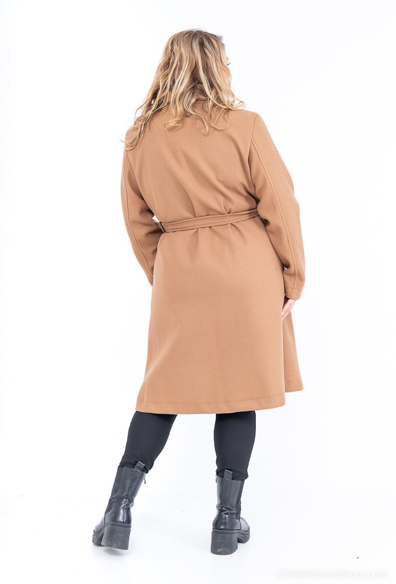 Plus Size Boule Coats för Stora Storlekar