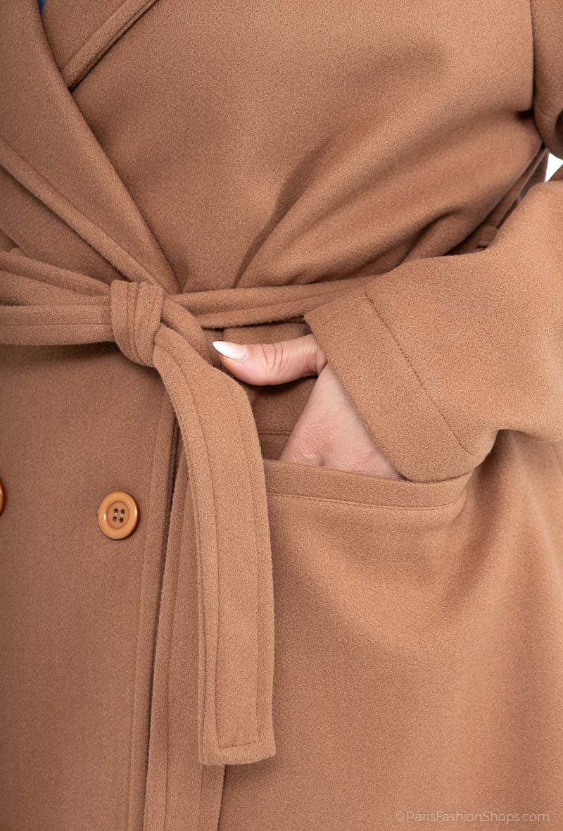 Plus Size Boule Coats för Stora Storlekar