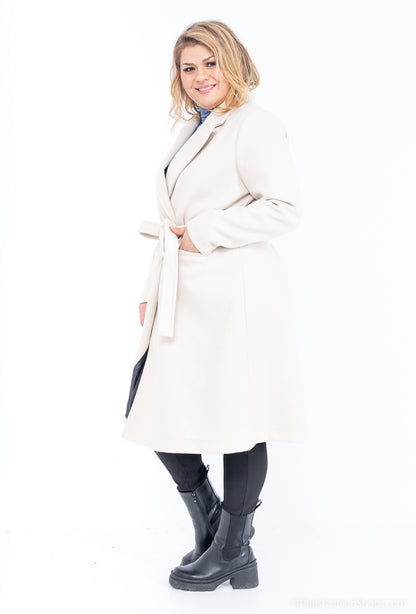 Plus Size Boule Coats för Stora Storlekar