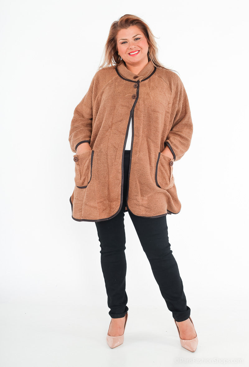 Plus Size Kappor för Styla Din Höst/Vinter