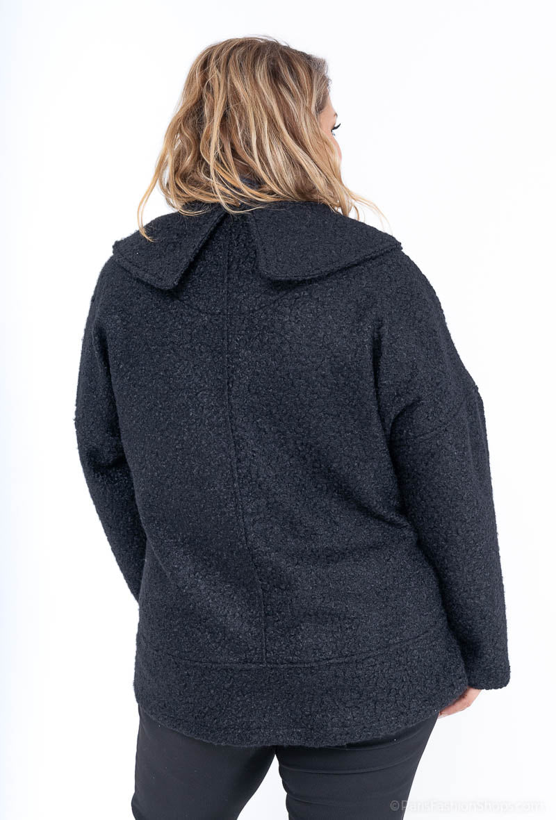 Plus Size Overcoats för Stora Kvinnor