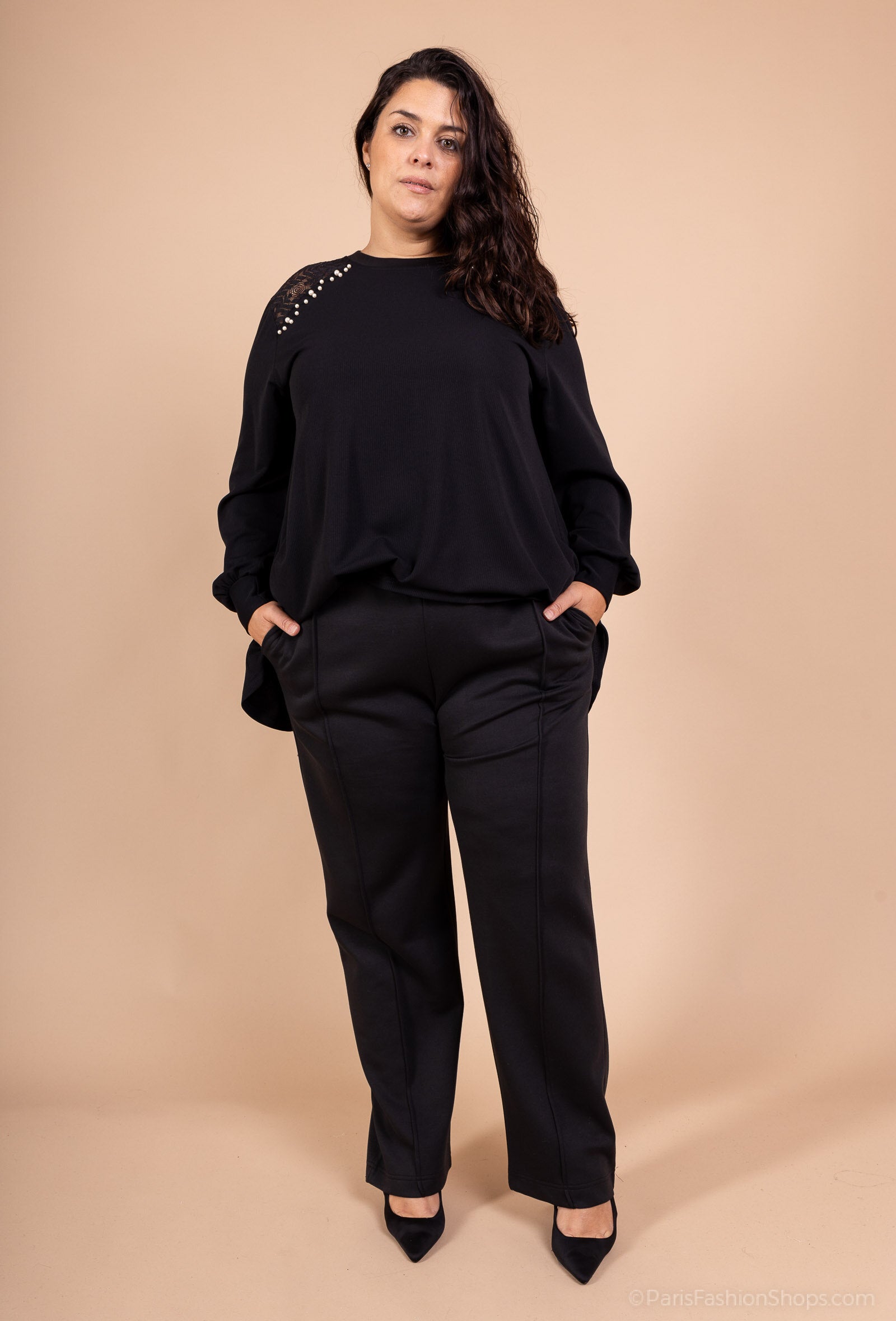 Plus size pants i Stor Storlek