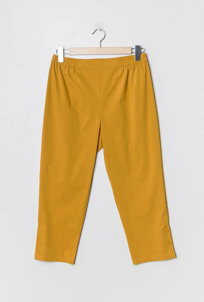Plus Size Pants with buttoned ankles