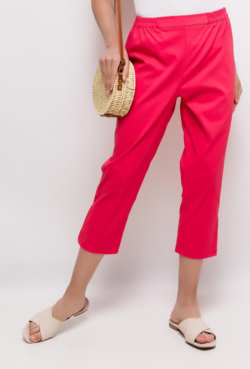 Plus Size Pants with buttoned ankles