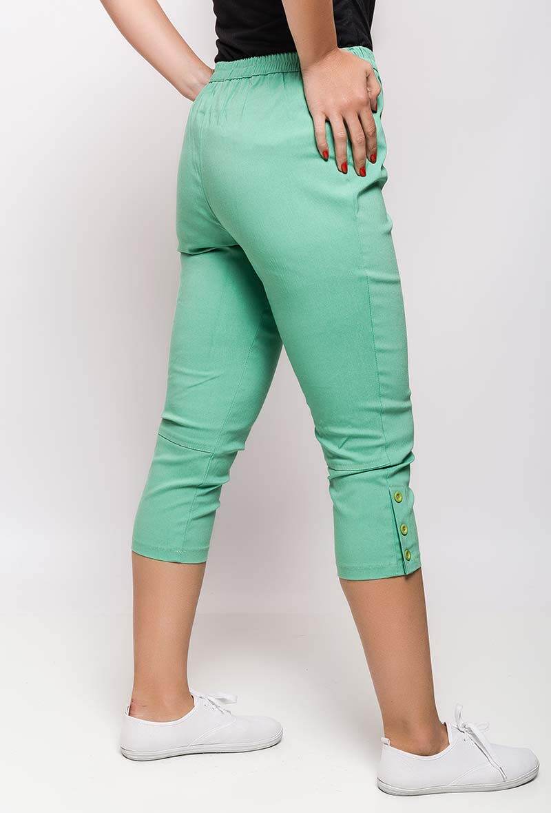 Plus Size Pants med knäppning vid anklar