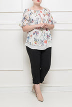 Bekväma cropped byxor i plus size