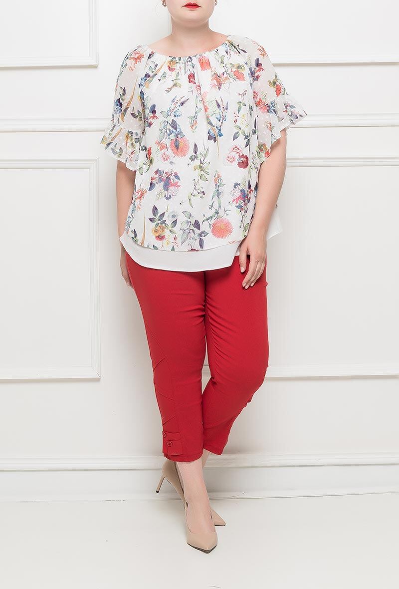 Plus Size Comfortable cropped pants