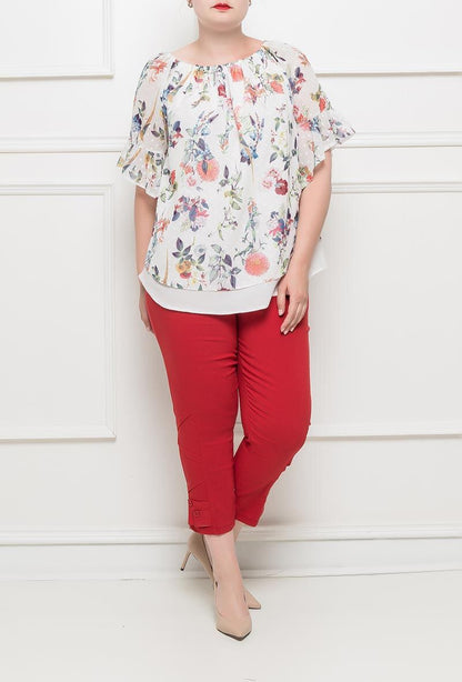 Plus Size Comfortable cropped pants