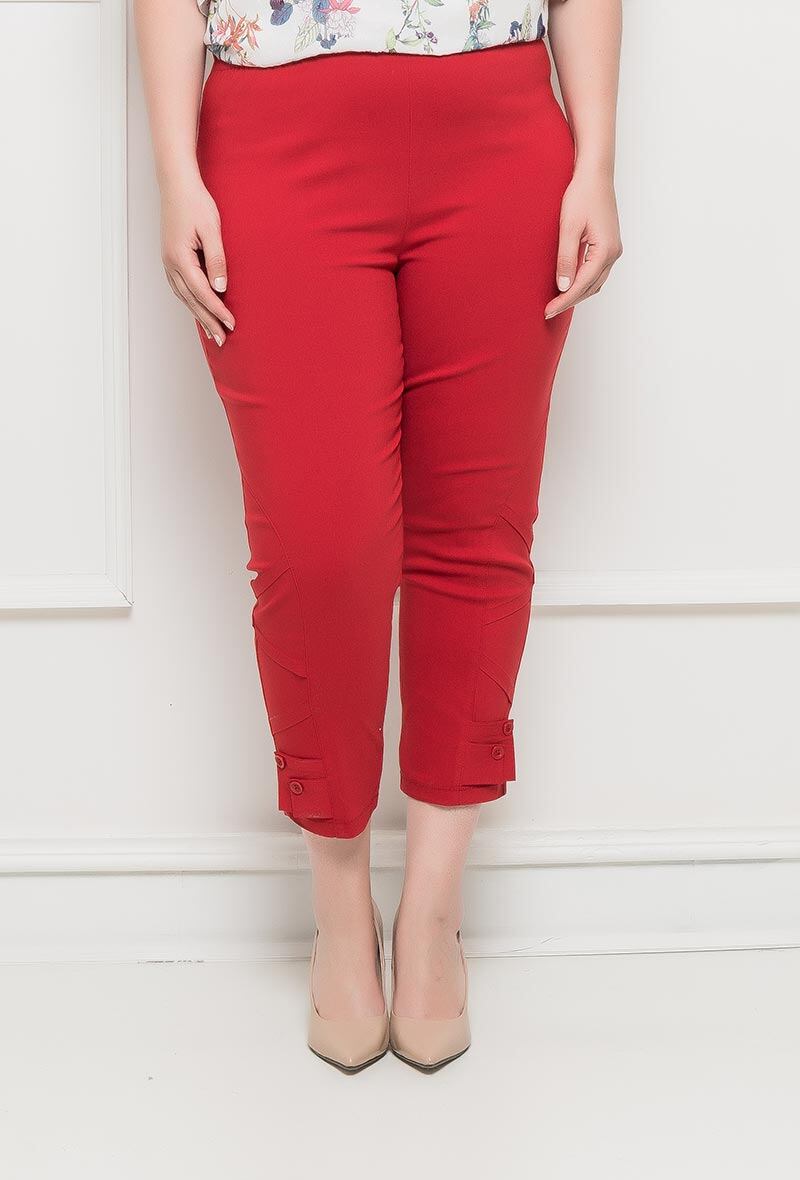 Plus Size Bekväma Croppade Byxor
