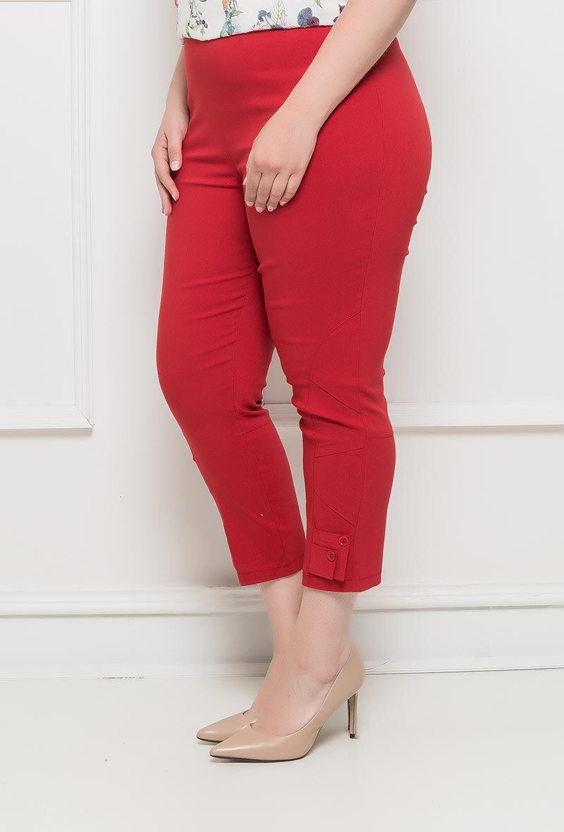 Plus Size Bekväma Croppade Byxor