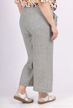 Fluid Pantacourt Evassed med Tygbälte i Stor Storlek