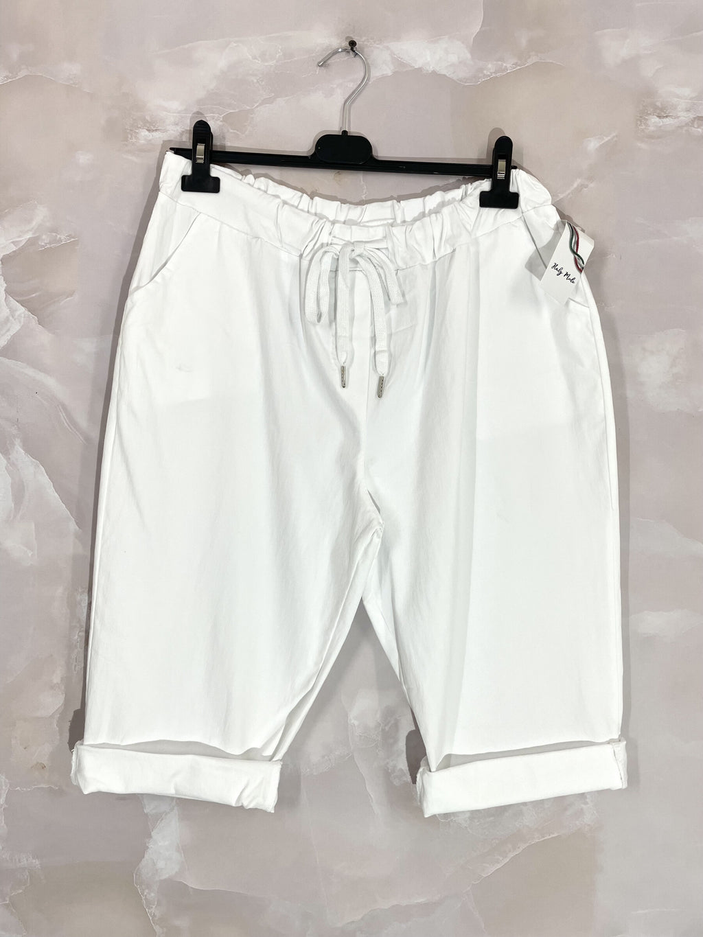 Plus Size Ultra stretch T40 large size pantacourt in T52