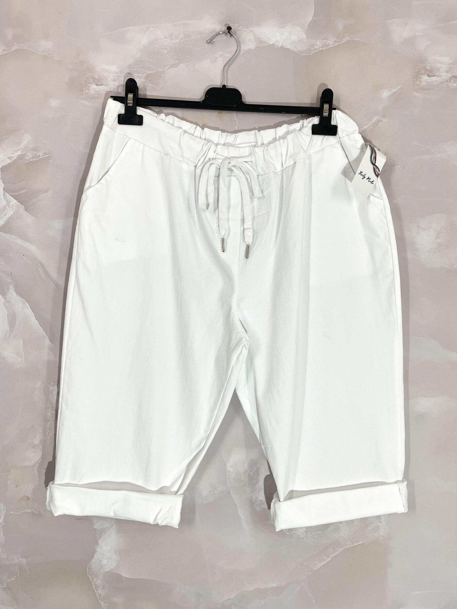 Plus Size Ultra stretch T40 large size pantacourt in T52