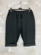 Plus Size Ultra stretch T40 large size pantacourt in T52
