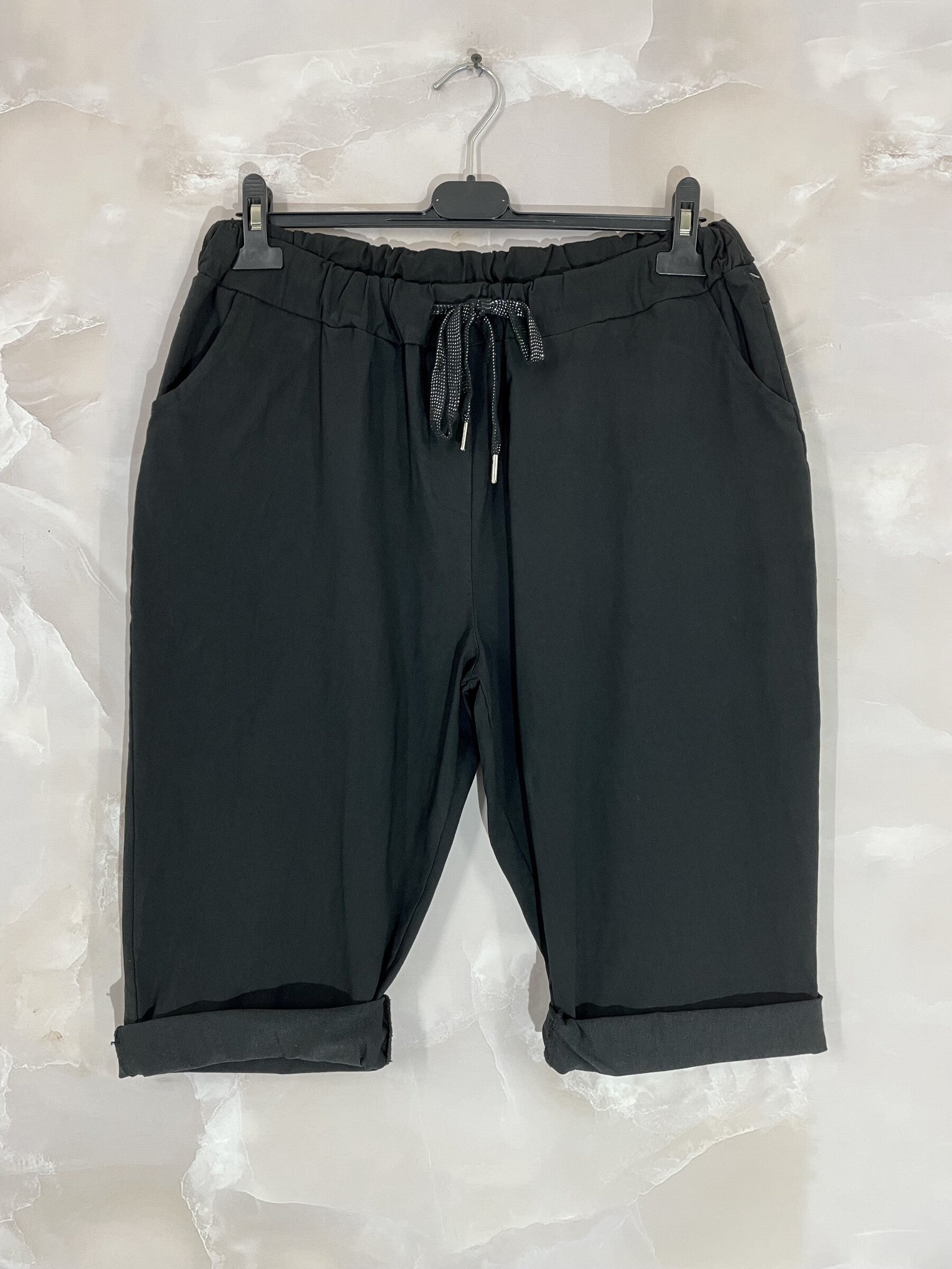 Plus Size Ultra stretch T40 large size pantacourt in T52