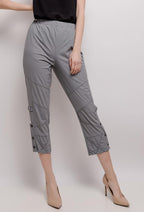 Plus Size Cropped Byxor