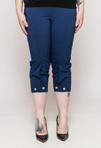 Plus Size Crop Byxor
